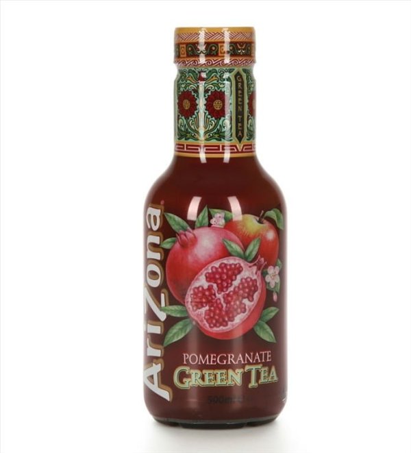Упаковка холодного чая Arizona Green Tea Pomegranate / Аризона Зеленый Чай Гранат - 6 шт. 1 Упаковка холодного чая Arizona Green Tea Pomegranate / Аризона Зеленый Чай Гранат - 6 шт.